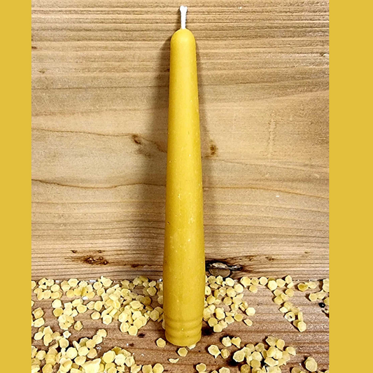 6" Taper Pure Beeswax Candle