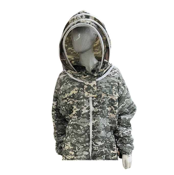 Urban Bees - Vented Jacket with Fencing Veil - Camouflage
