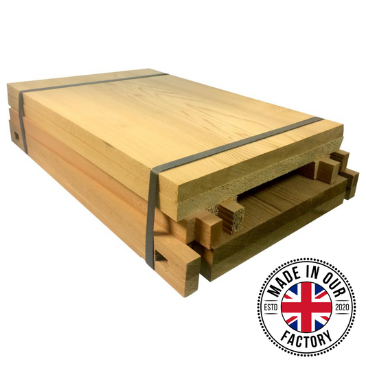 14x12 Flat, 2nd Grade Wood, Made from Genuine Western Red Cedar Brood Box,