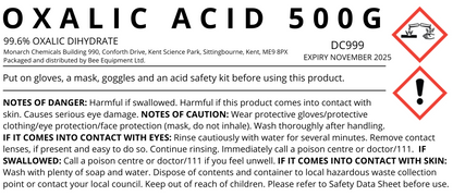 Oxalic Acid 500g or 25kg