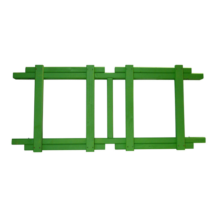 Pine Fold Up Double Hive Stand - Green