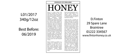 12oz Jar Label - Honey-pedia (100 labels) - Bee Equipment