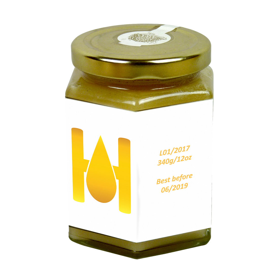 12oz Jar Label - Hello Honey (100 labels) - Bee Equipment