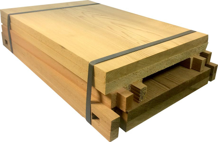 14 X 12 Cedar Brood Box, Flat, 1st Grade Wood, - Bee Equipment