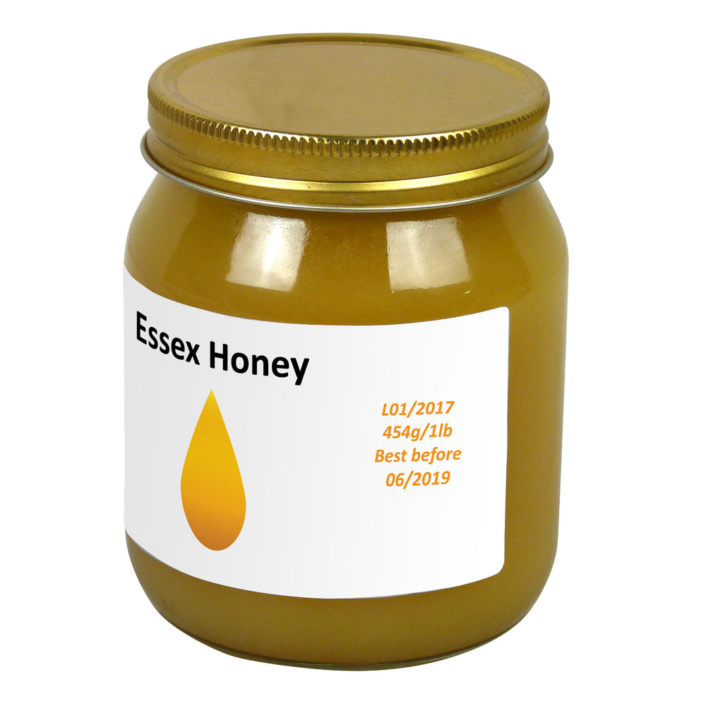 1lb Jar Label - Honey Drop (100 labels) - Bee Equipment