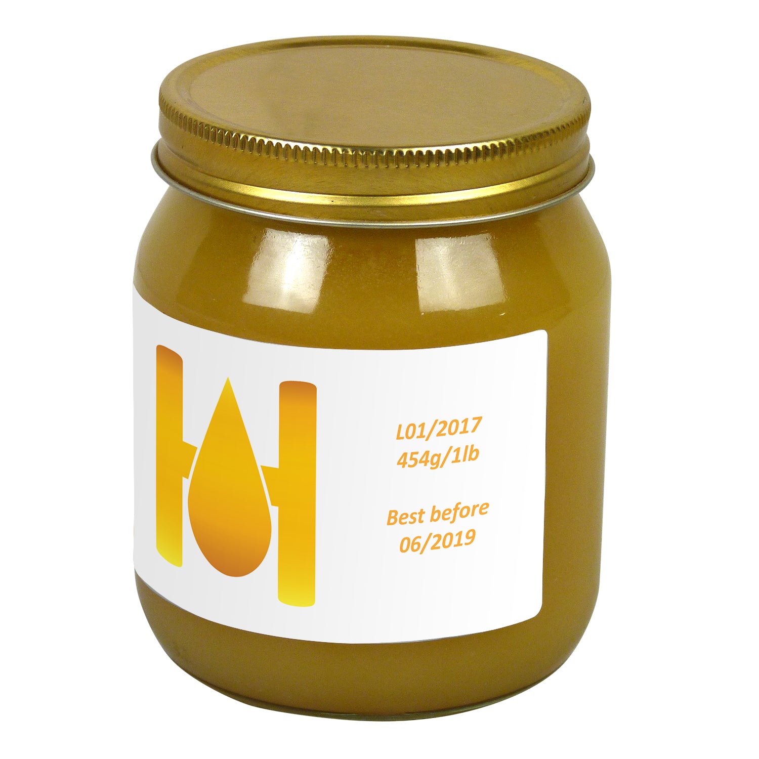 1lb Jar Label - Hello Honey (100 labels) - Bee Equipment