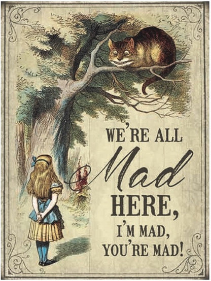 Alice In Wonderland Tin Signs