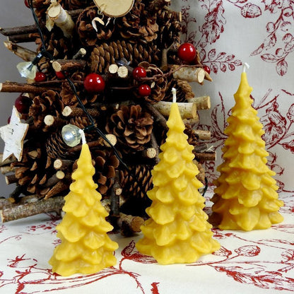 Christmas Tree Candle Moulds - Set Of 3