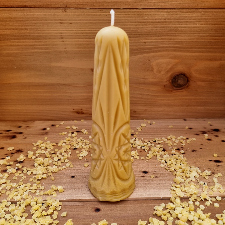 Carved Pillar Candle Mould