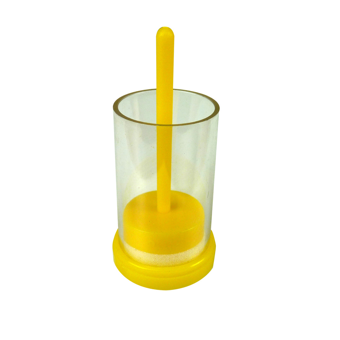 Queen Marking Tube With Plunger, Yellow