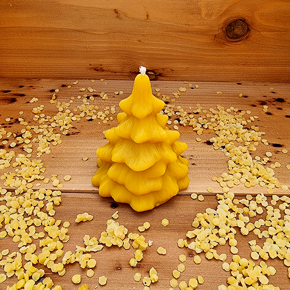 Spruce Tree Pure Beeswax Candle