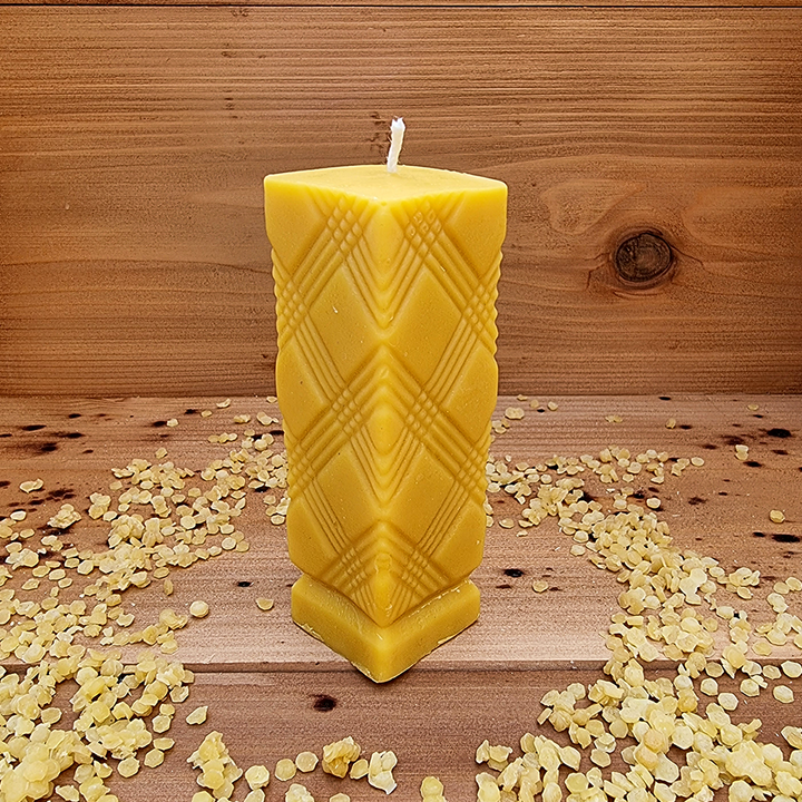 Textured Pillar Candle Mould