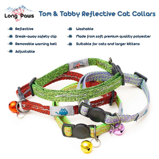 Tom & Tabby Reflective Cat Collar