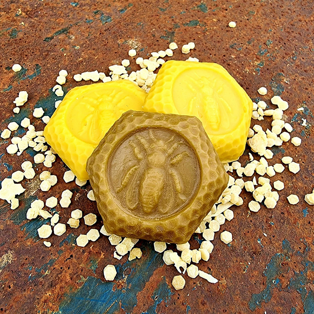 Beeswax Bee Emblems - Set of 3