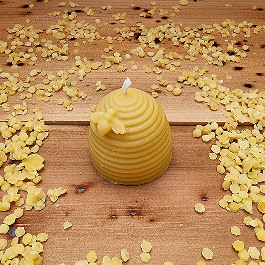2" Skep Beeswax Candle
