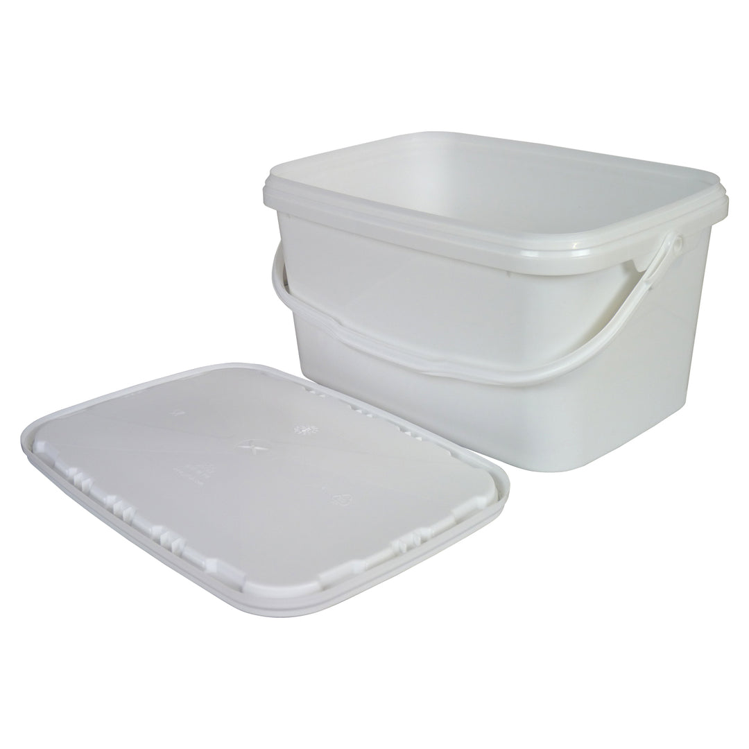 Small Plastic Rectangle Bucket/Tool Tub With Lid