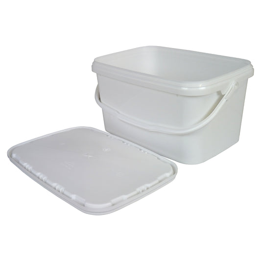 Small Plastic Rectangle Bucket/Tool Tub With Lid