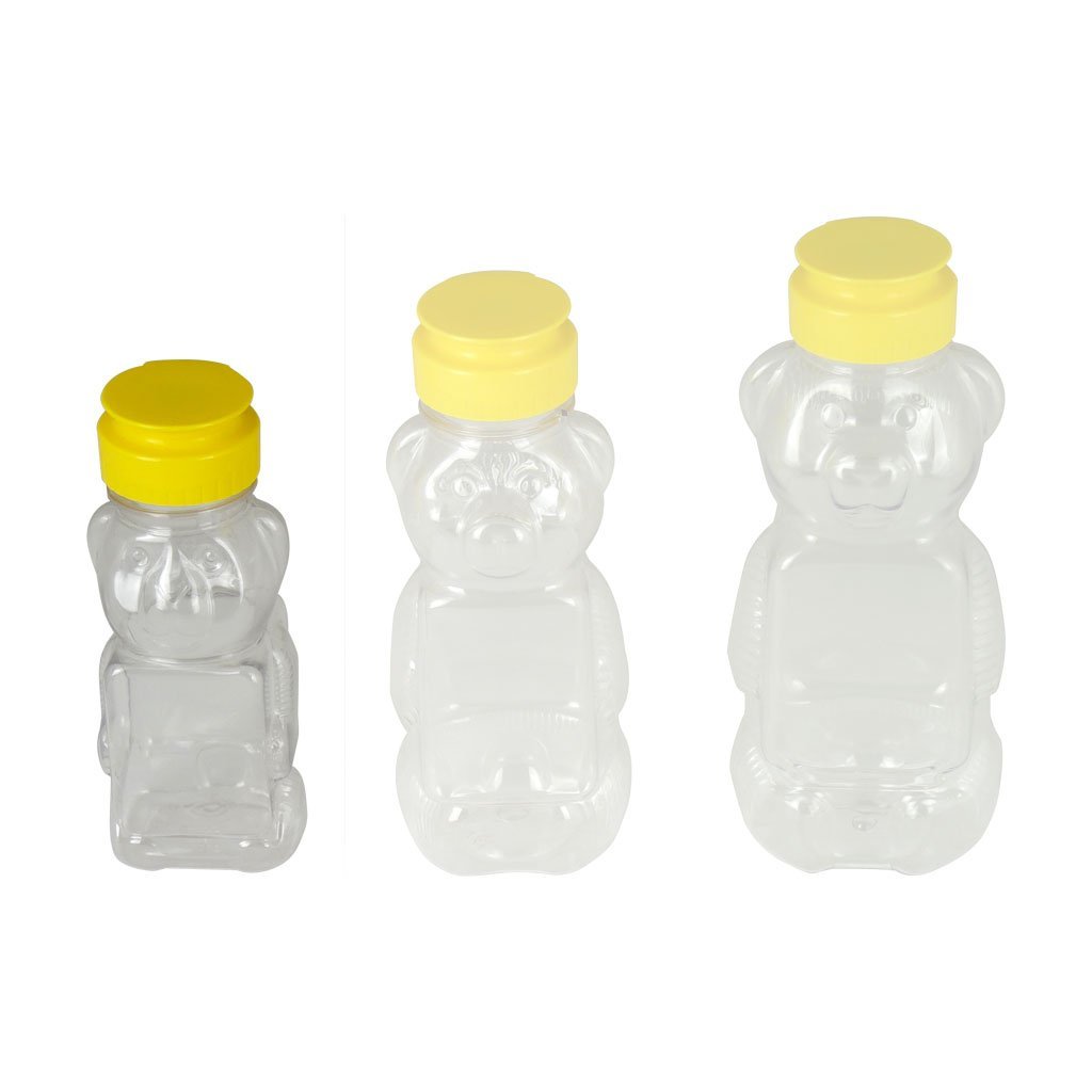 6oz Squeezy Bears with label bellies - Pack of 24