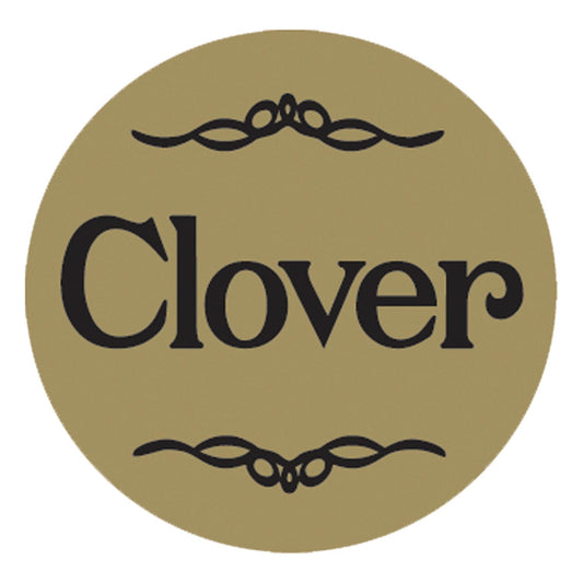 Clover 1 1/4" Gold Foil, 250 Pack - Bee Equipment