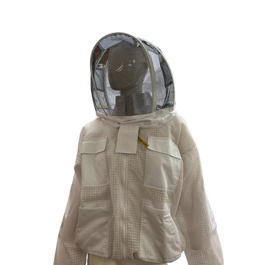 Urban Bees - Vented Jacket with Fencing Veil white