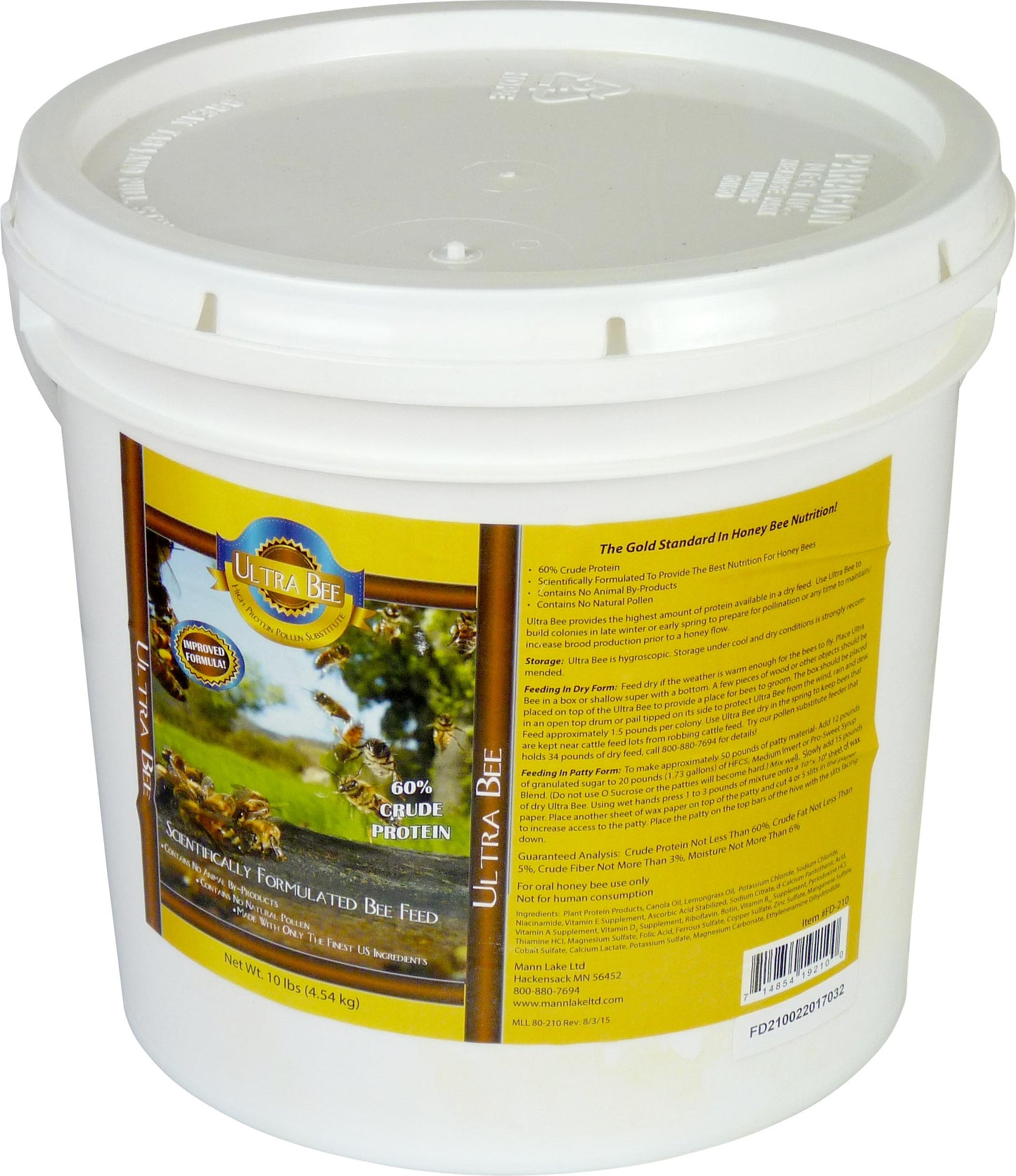 Ultra Bee Dry, 10lb Pail - UK ADDRESSES ONLY