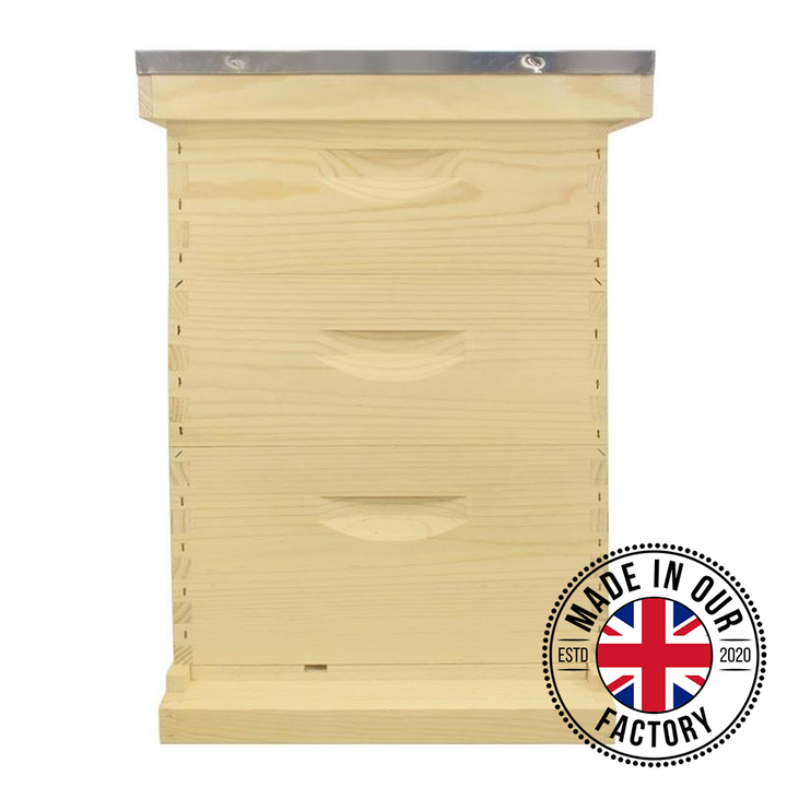 Langstroth Pine Hive Kit, Assembled with Beeswax  Foundation - 2-3 Week Assembly Time