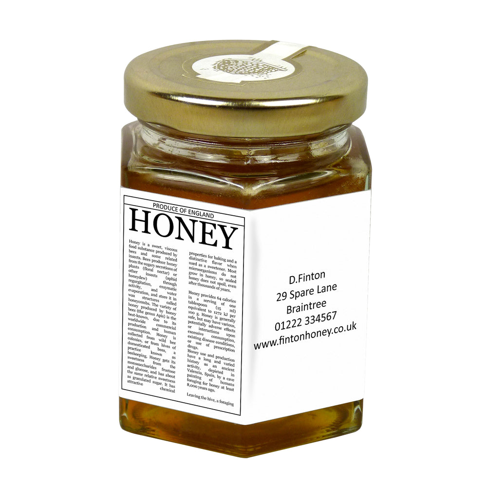 8oz Jar Label - Honey-pedia (100 labels) - Bee Equipment
